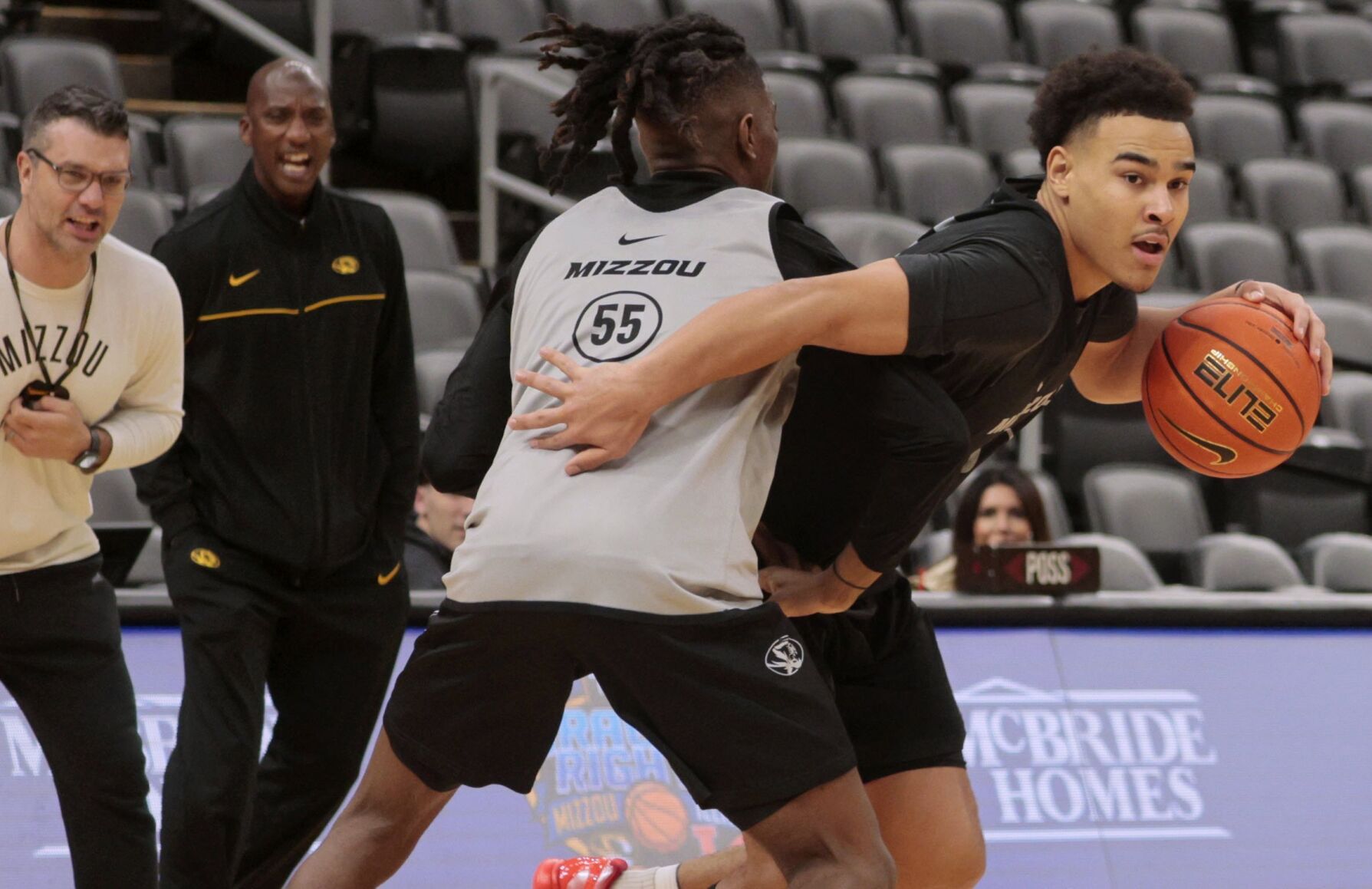 Mizzou practices before Braggin' Rights game